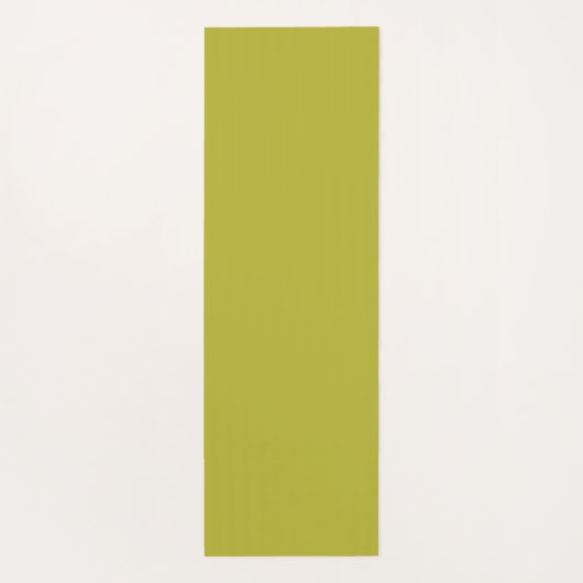 色パーソナライズされたモノグラムの帯 ヨガマット (裏面)