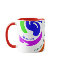 色パーソナライズされた付き素晴らし抽象芸術スワールアート