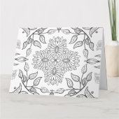 色パーソナライズされた付けグリーティングカード(38) カード (裏面)