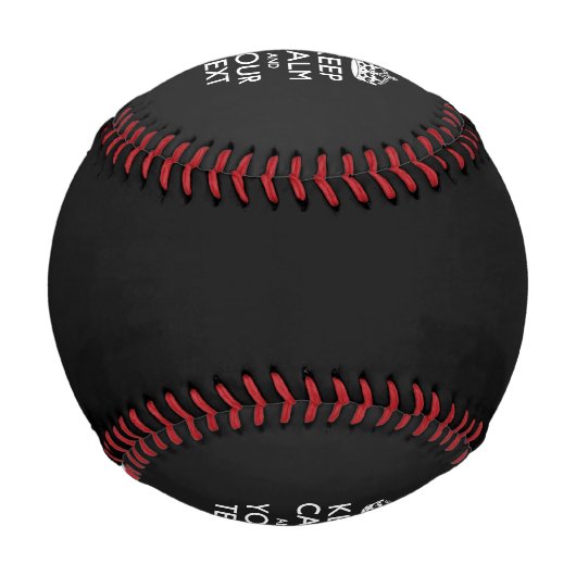 色パーソナライズされた保を選択してCALM 野球ボール (正面)