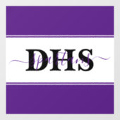 色パーソナライズされた塊 ウィンドウサイン (シート)