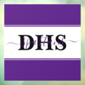 色パーソナライズされた塊 ウィンドウサイン (シート3)