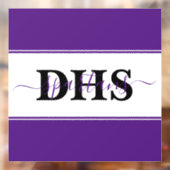 色パーソナライズされた塊 ウィンドウサイン (シート2)