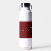 色パーソナライズされた塊 ウォーターボトル (正面)