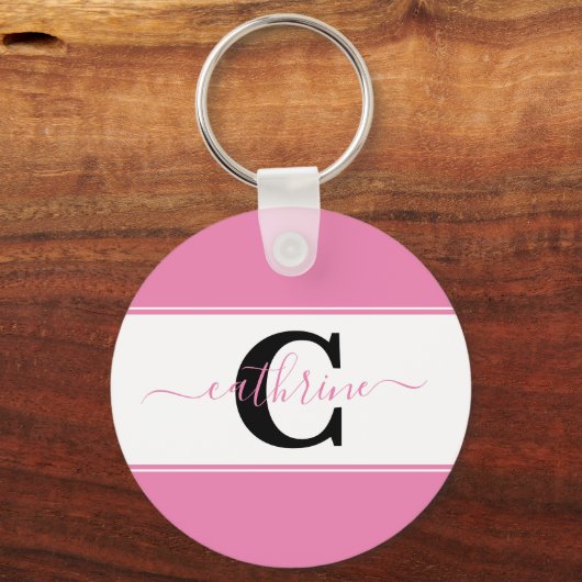 色パーソナライズされた塊 キーホルダー (正面)