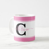 色パーソナライズされた塊 コーヒーマグカップ (正面左)
