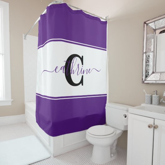 色パーソナライズされた塊 シャワーカーテン (インサイチュ)