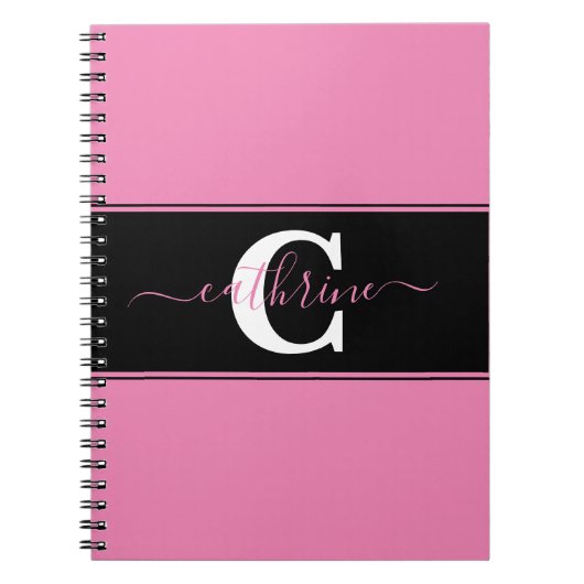 色パーソナライズされた塊 ノートブック (正面)