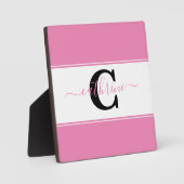 色パーソナライズされた塊 フォトプラーク (正面)