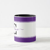 色パーソナライズされた塊 マグカップ (中央)