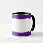 色パーソナライズされた塊 マグカップ (正面右)