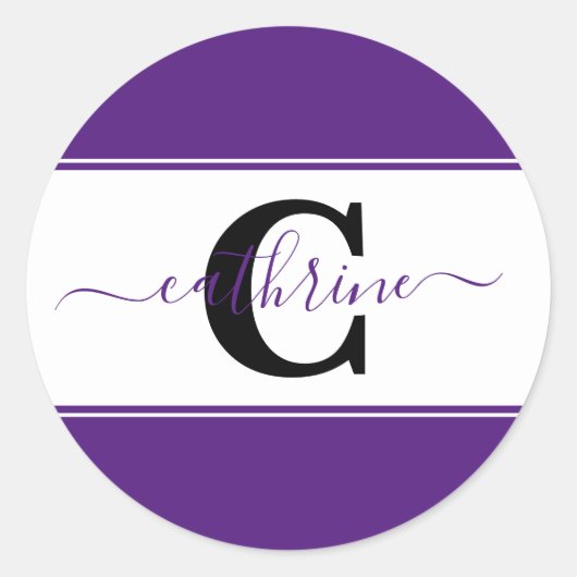 色パーソナライズされた塊 ラウンドシール (正面)