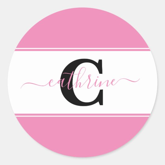 色パーソナライズされた塊 ラウンドシール (正面)