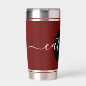 色パーソナライズされた塊 保温保冷タンブラー (正面)