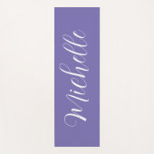 色パーソナライズされた無地のヨガマット名 ヨガマット (正面)