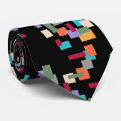 色ブロックのヴィンテージ履歴 ネクタイ (ロール)