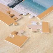 色ブロックモダンファミリのフォトコラージュパズル ジグソーパズル (側面)