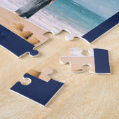 色ブロックモダンファミリのフォトコラージュパズル ジグソーパズル (側面)