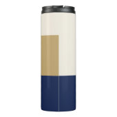 色ブロックモダンファミリ写真コラージュ タンブラー (裏面)