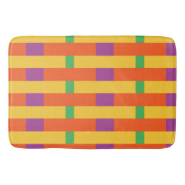 色ブロック バスマット