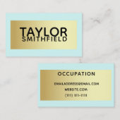 色ブロック 名刺 (正面/裏面)