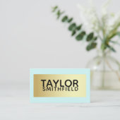 色ブロック 名刺 (スタンド正面)