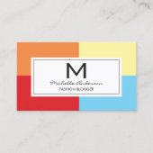 色ブロック 名刺 (正面)