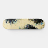 色ベージュの色合いで スケートボード (横)