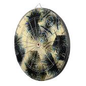 色ベージュの色合いで ダーツボード (正面右)