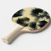 色ベージュの色合いで 卓球ラケット (正面アングル)