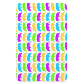 色ホグ数々のイエローグリーンパープルブループレミウ マグネット (縦)