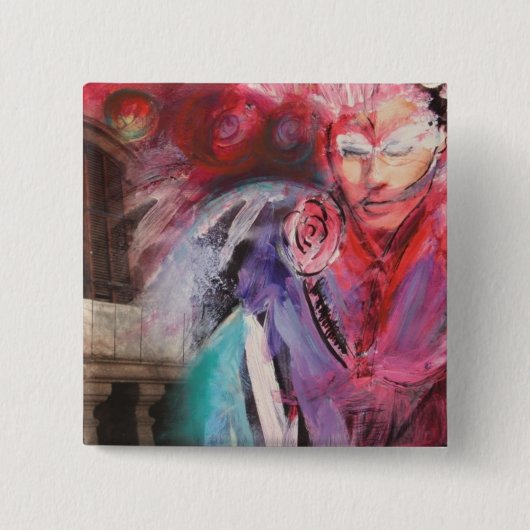 色ボタン 缶バッジ (正面)