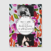 色ポップ・アートののはっきりしたインク水の色の日付を保存 (正面)