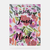 色ポップ・アートのはっきりしたインクの水の色の結婚徴候 アクリルサイン (正面)