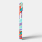 色ポップ・アートの魚 Case-Mate iPhoneケース (裏面 / 右)
