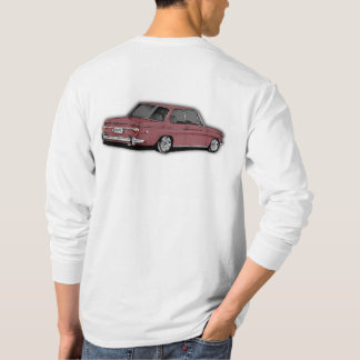 色マラガのBMW 2002年のクラシックな車 Tシャツ