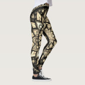 色マンダラの彫刻のスペクトル レギンス (右)