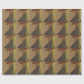 色モザイクモダン幾何学的パターン#16 ラッピングペーパー (フラット)