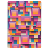 色モダンブロック クリップボード (裏面)