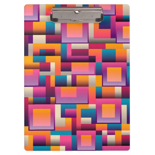 色モダンブロック クリップボード (正面)
