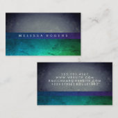 色モダンブロック 名刺 (正面/裏面)