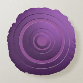 色モダン付きメタリックサークル ラウンドクッション