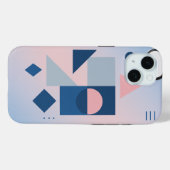 色モダン付き抽象芸術電話ケ鮮やかース Case-Mate iPhoneケース (裏面 (横))