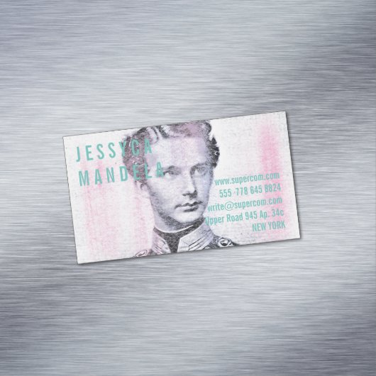 色モダン マグネット名刺 (インサイチュ)