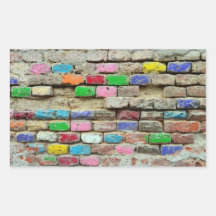 色レンガの壁のテクスチグランジパターン