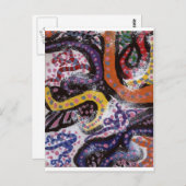 色付きつる植物1 ポストカード (正面/裏面)