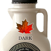 色付きのメープルリーフグレーディングステッカー シール