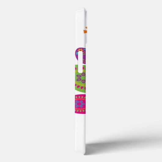 色付きの卵と花を持つイースターツリー Case-Mate iPhoneケース (裏面 / 右)