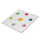 色付きの星のセット タイル (側面)