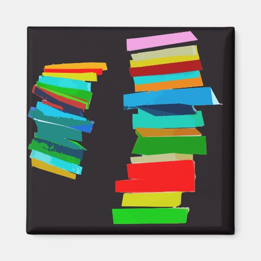 色付きの階段 マグネット (正面)